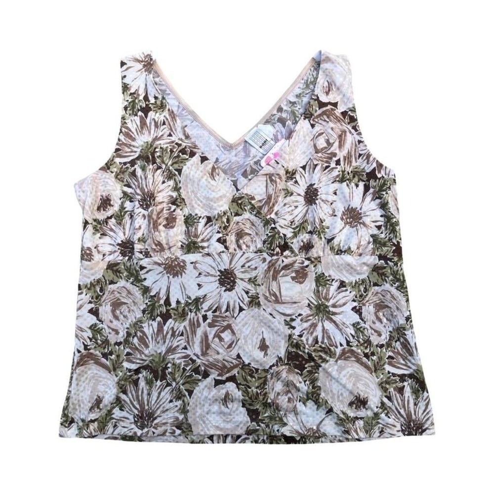 Dori floral tank top Size 1XL